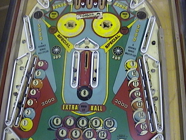 playfield middle new rubber